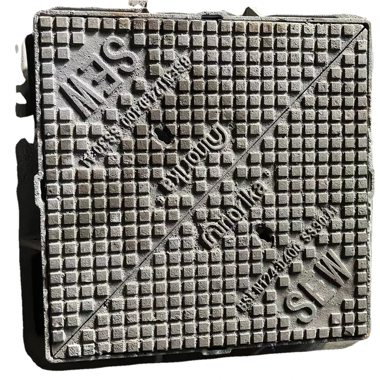 Китайская литейная крышка из высокопрочного чугуна EN124 A15