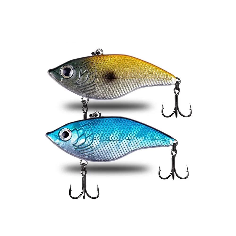 WHL022  Metal VIB Lure Spoon Fishing Baits 14g 5cm Wobblers Spinner Hard Bait Swimbait Tackle VIB Fishing Lure