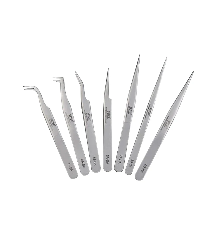 6A-SA Genuine Original Vetus High Precision Stainless Steel Tweezers Pin Set