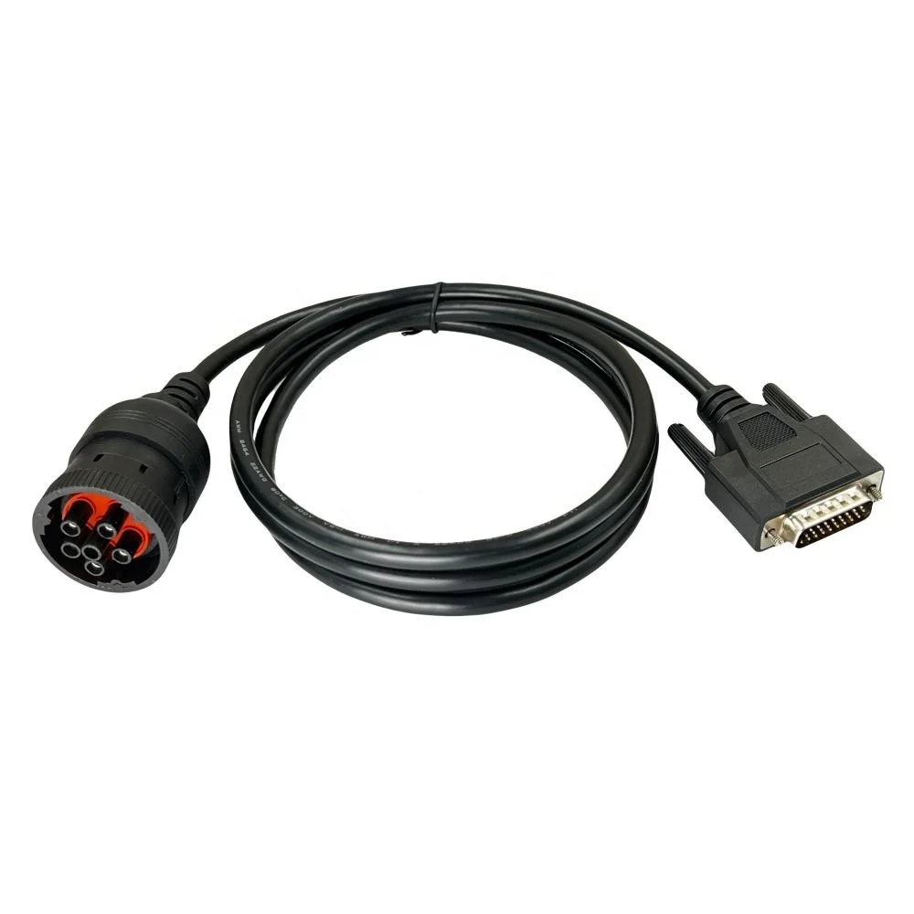 Heavy duty J1708 connections Diesel Laptops 6-Pin diagnostic Cable for Noregon DLA+ 2.0