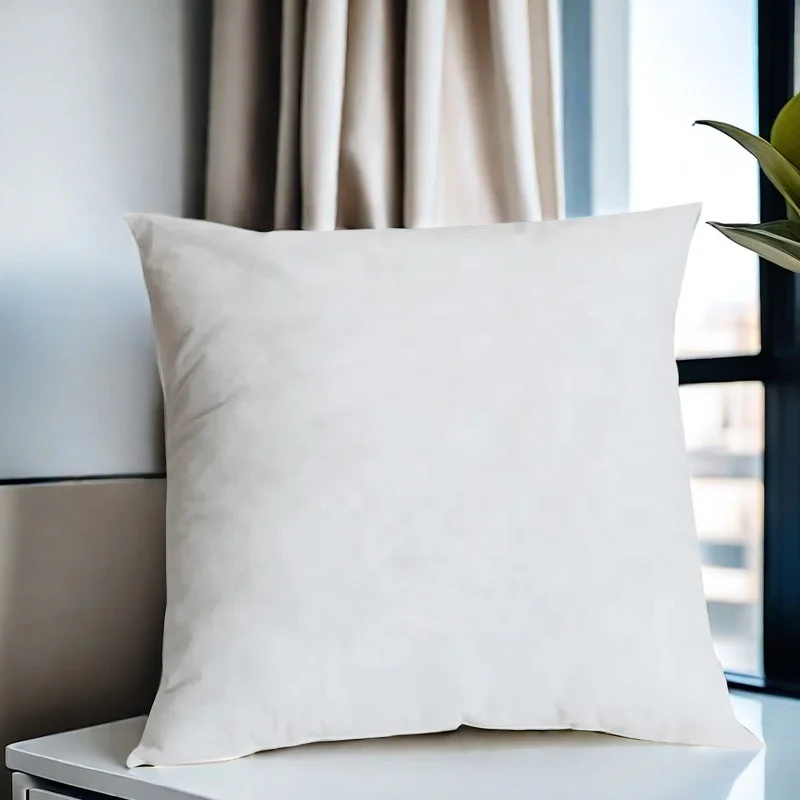 26x26 Feather Cushions Insert Natural Duck Feather Modern Minimalist Style Living Room Sofa Car Cushion Square Feather Pillow