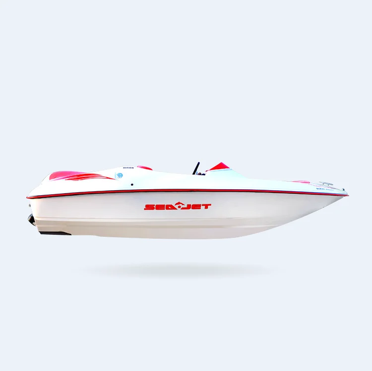 Professional Manufacture Glass Fiber High-speed Boats 4.4m  For Fishing Ocean Waters