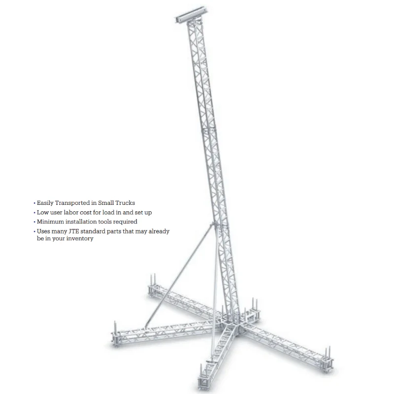 ESI Speaker hanging truss Ground Support Aluminum Lift Tower Stage Truss Display Lifting System