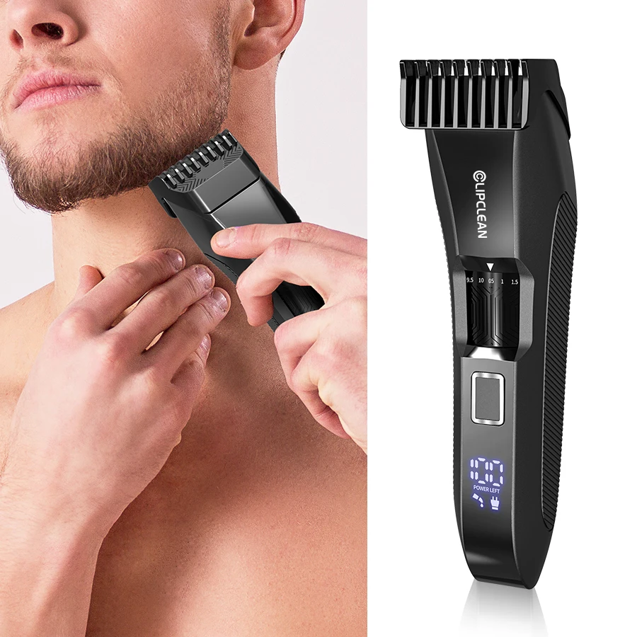 Rechargeable Electric Hair Trimmer Adjustable Facial beard shaver Cordless Mens Beard Trimmer for men