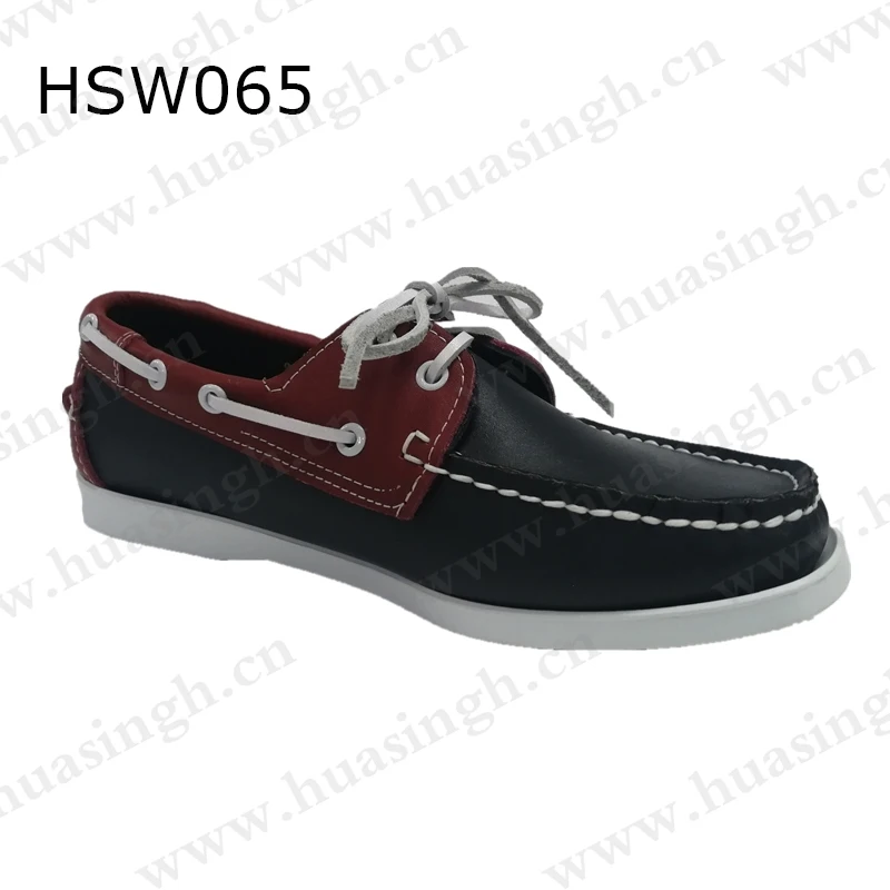 LXG,Egypt market popular brown color leather shoelace penny shoes best selling half insole cheap peas shoes HSW065