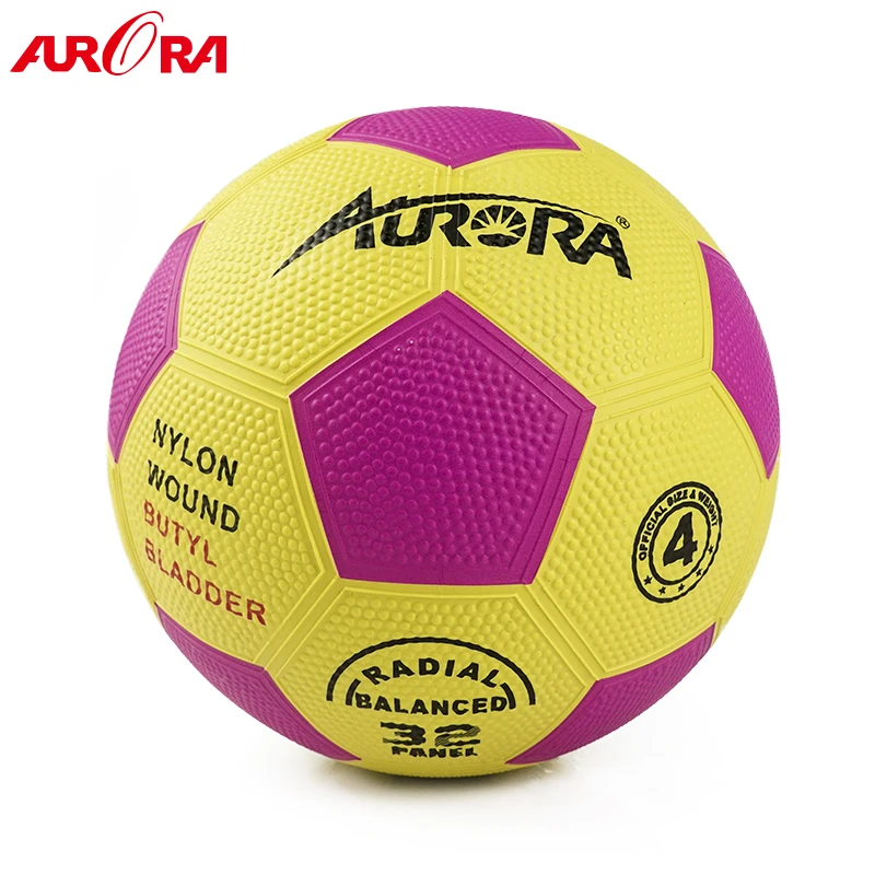 Hot sales Rubber custom soccer ball size 4 sport football