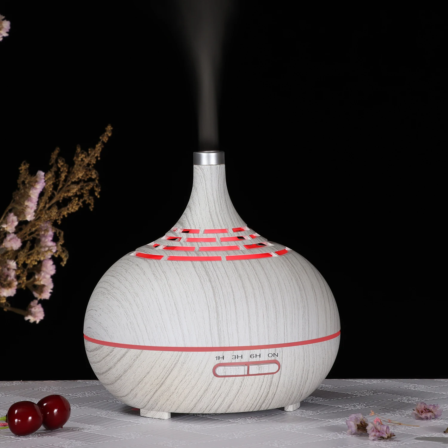 
Difuser Essential Oils Diffuser Electric Wood Oil Diffuser Humidifier Air Humidifier 