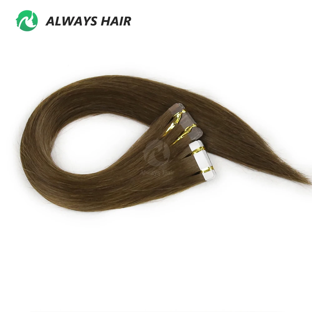 Wholesale Invisible Tape Hair Extensions Human Hair Pieces Double Sided Blond PU Adhesive Tape In Extensions