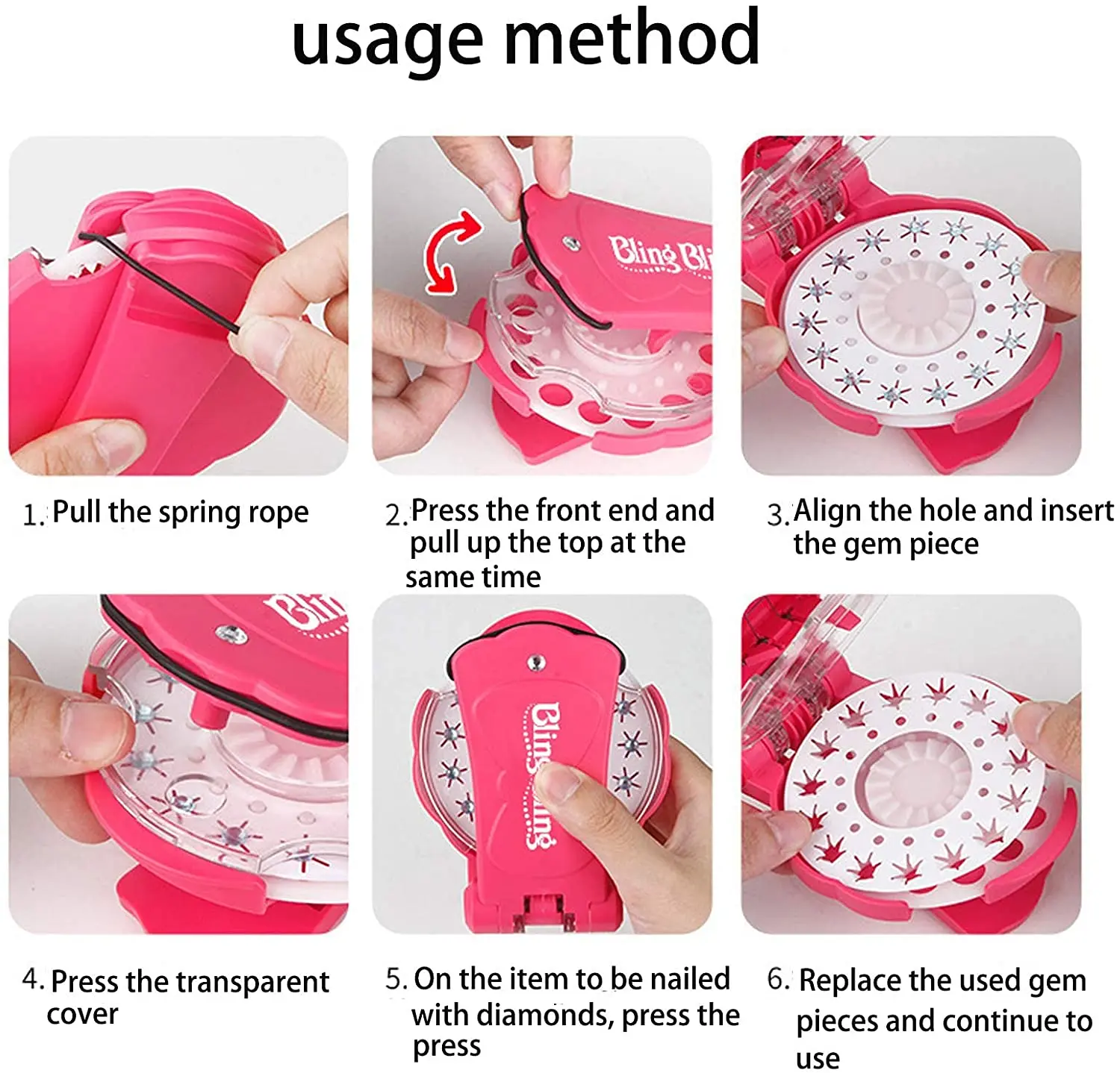 Amazon hot sell bling bling make up toys  Jewelry Making Kits for kids