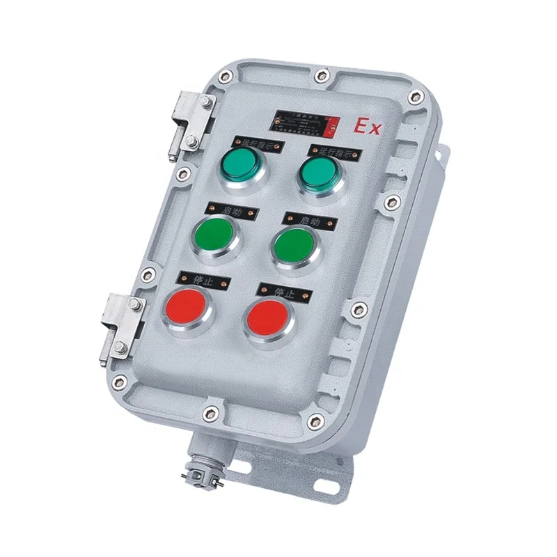 Hazardous area explosion-proof local control box push button LCZ BZC exe exd IIA IIB IIC DIP