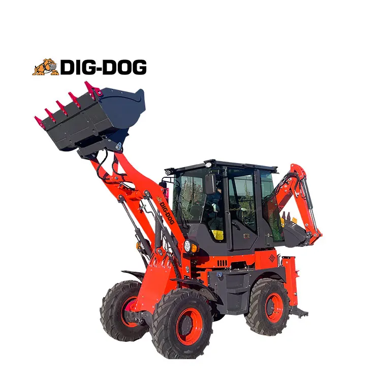 Chinese high quality Mini Backhoe Wheel Loader Automatic Yunnei Engine