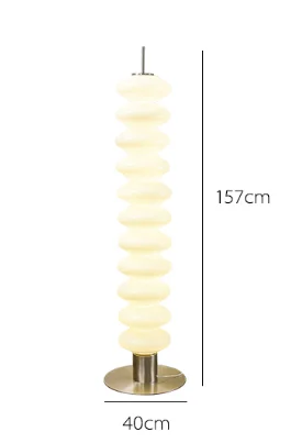 Modern simple Danish Internet celebrity living room vertical lamp Nordic candle gourd bedroom designer homestay floor lamp