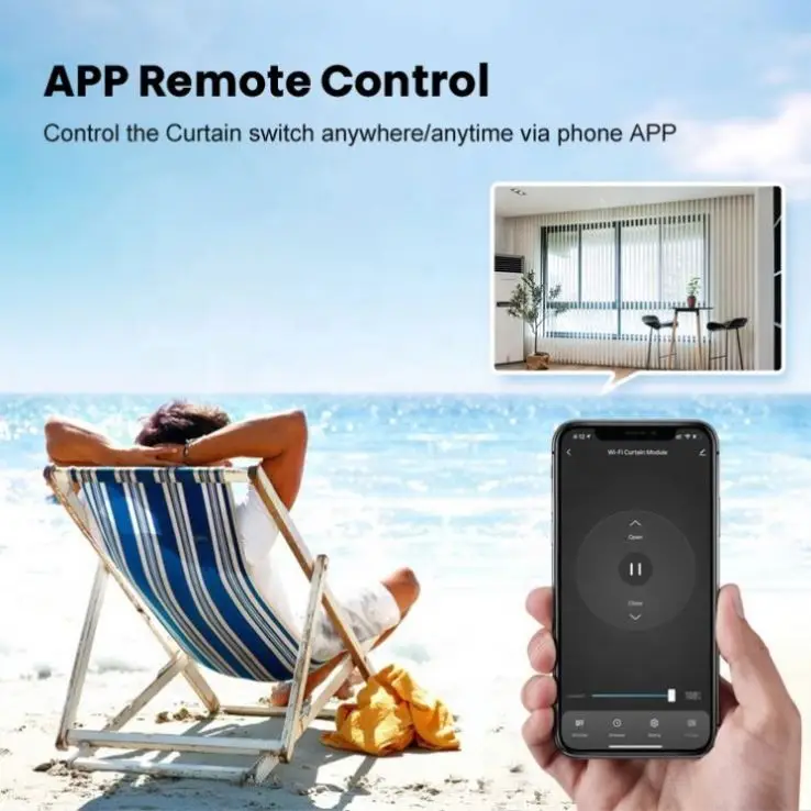 Curtain Switch Tuya Wifi ZigBee 3.0 Blinds Roll Shutter  Relay Module Need Work With Tuya ZigBee Hub  Persiana Inteligente