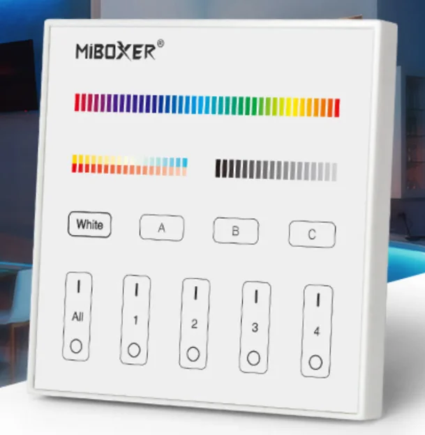 Miboxer DP3S RGB/RGBW/RGBWW DALI Controller Led Touch Panel (DT8) Dimmer
