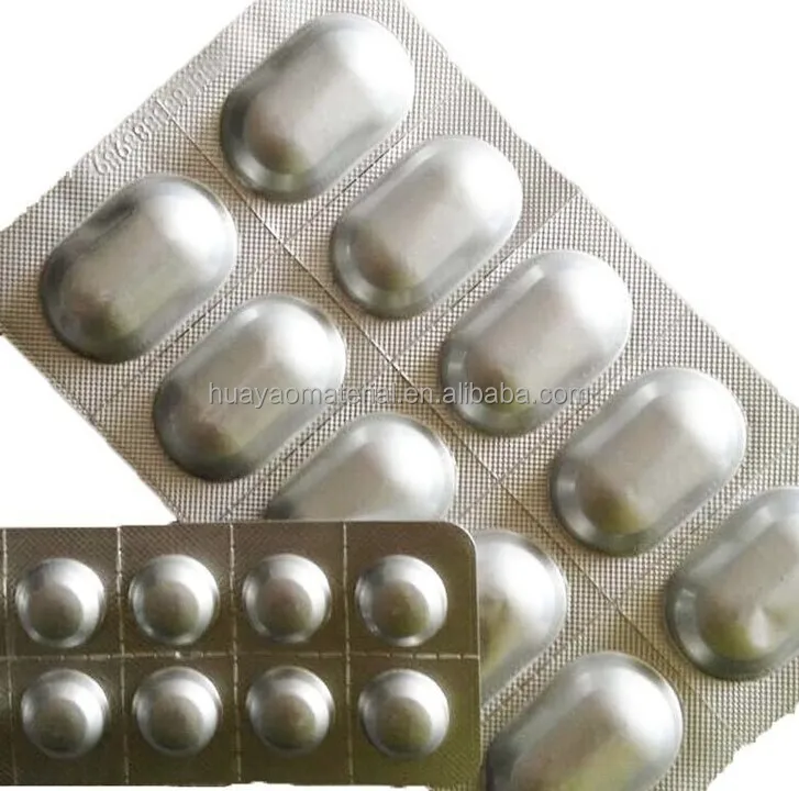 Custom Hard-tempered Printed Cold-Formed Alu Alu Blister Foil Pharmaceutical Composited Aluminum Foil Roll Sealing Packs