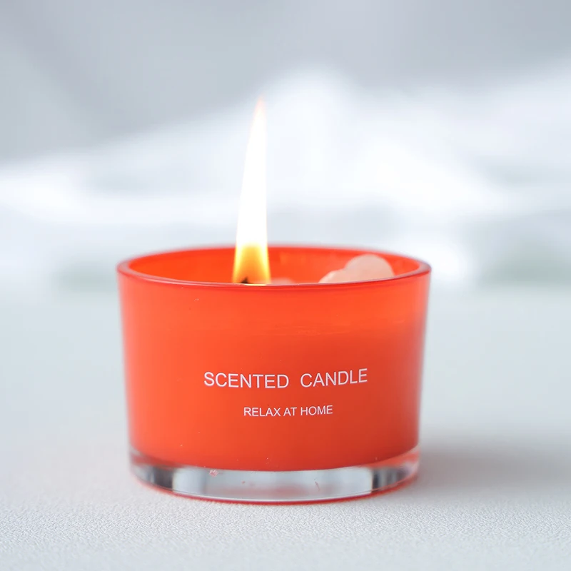 Crystal scented candles, home decoration quality candles soy wax handmade to accept custom