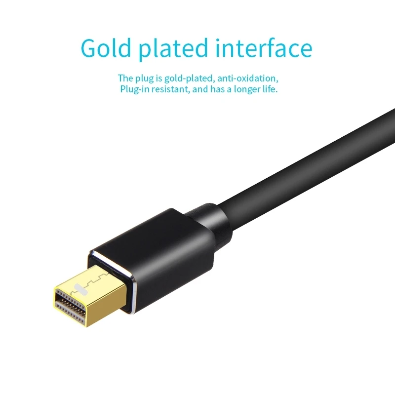 
MINI Display Port to DVI MINI DP MALE to DVI Female Adapter Support 1080P 3D 