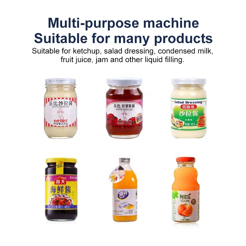 Auto Four Heads Servo Motor Shampoo Lotion And Sticky Liquid Filler In Daily Chemical Industry Filling Machine