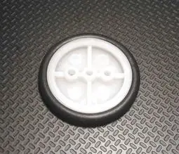 30*3*1.9mm Rubber Car Tire Toy Pulley Wheels Model Robot Part for DIY