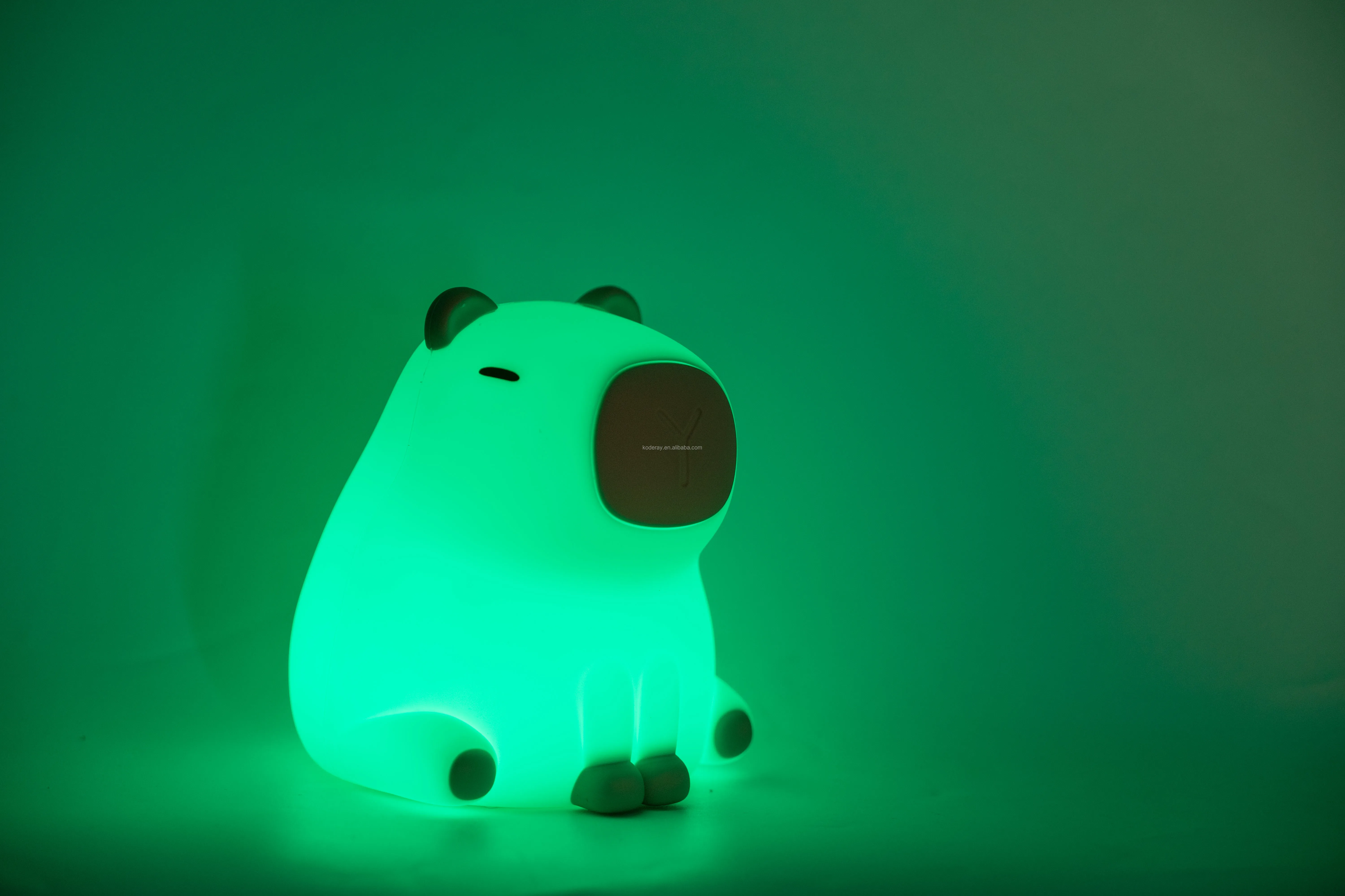 2025 new products ideas LED birthday gift silicone animal lamp capybara funny night light cute night light for kids home bedroom