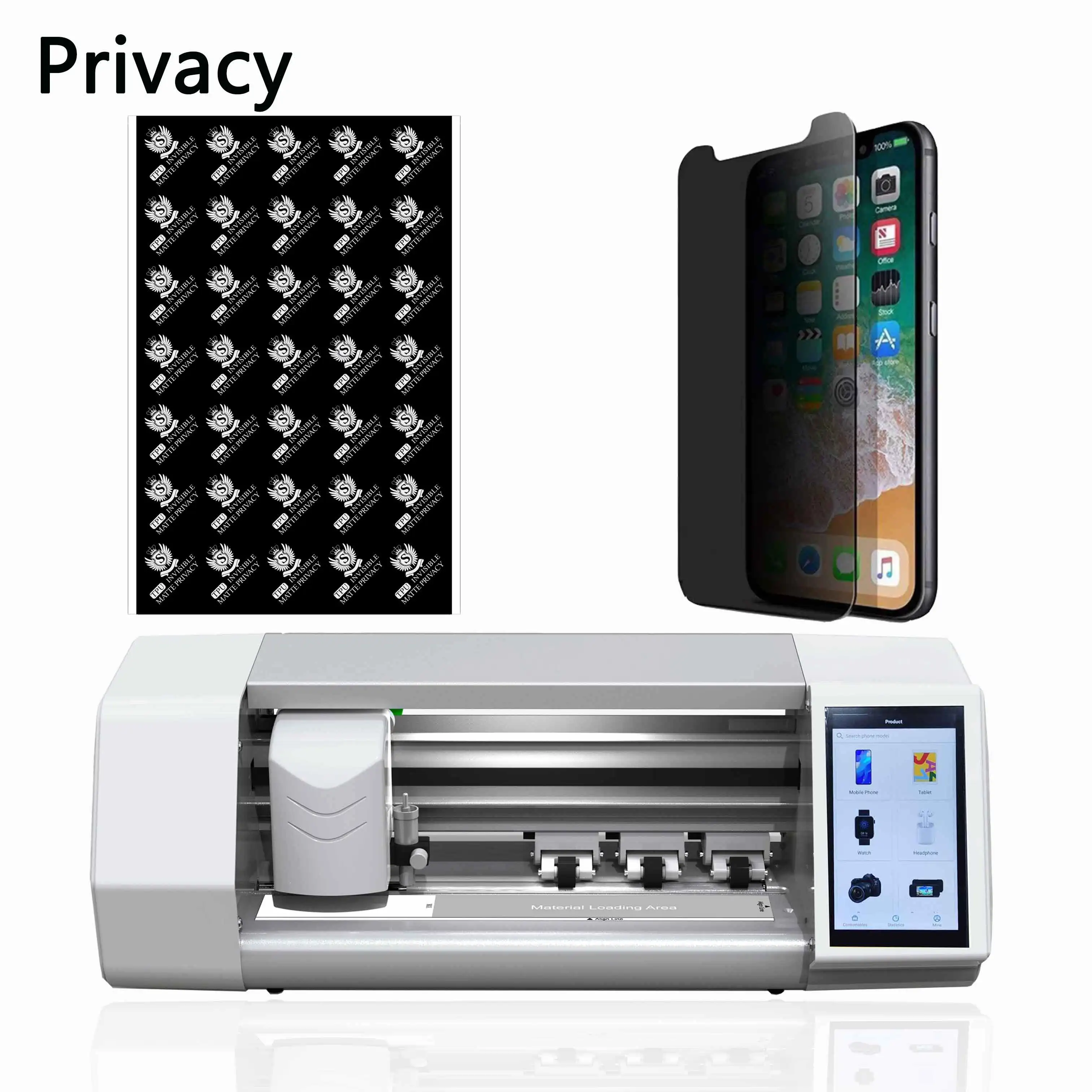 Smart Phone Screen Protector Back Skin Sticker Tpu maquina hidrogel Film Vinyl Cutter Plotter Cutting Machine
