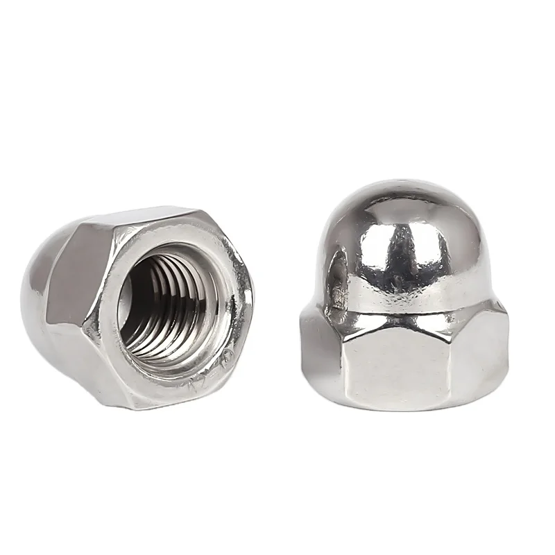 Stainless Steel  Hex Domed Nuts DIN 1587 Hexagon Dome Cap Nut