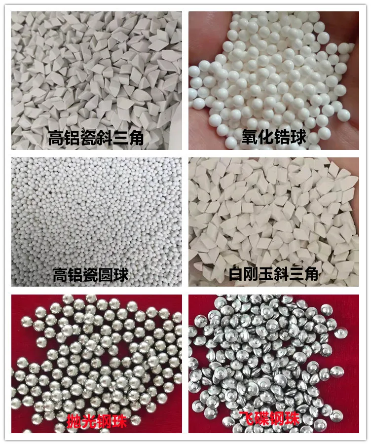 High Aluminum Porcelain Ball Alumina Ball Abrasive for Triangular Cylinder Polishing Premium Generative Abrasives