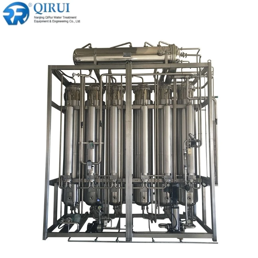 distillation equipment 0.1-8t /h row tube multi-effect distilled water machine LD raw water treatment equipment injection water multi-effect evaporator