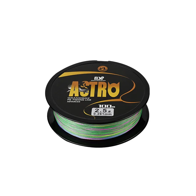 Rufeng Hot Sale High Quality 8 Strands PE Braided Nylon 100Meter hercules Fishing Line