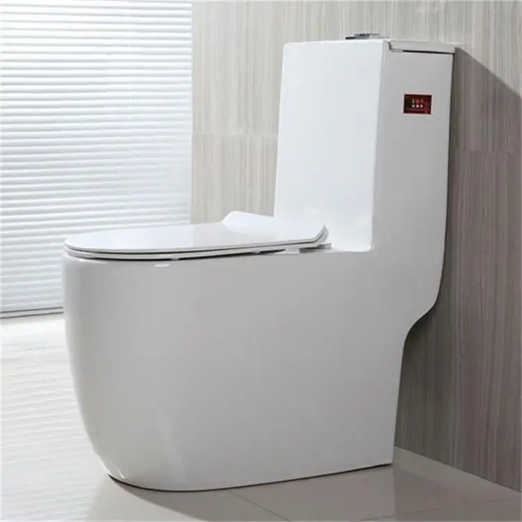 Household Zhijie Glaze Super-Xuan Backwash Siphon Toilet Deodorant Silent Integrated Impulse Large Caliber Toilet