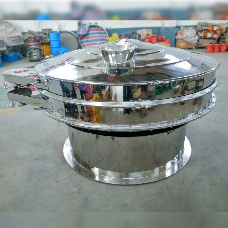 Cumin Yam Powder Cassava Milk Pellet Granule Corn Wheat Flour Food Spice Separator Cocoa Powder Vibrating Sifter for Beans