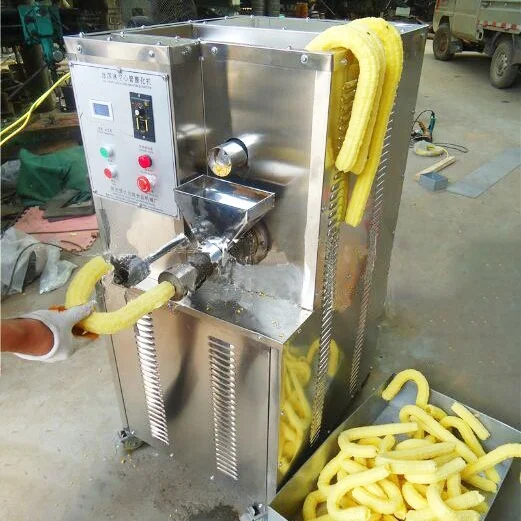 Puffed corn stick machine corn rod snack making extruder stainless steel