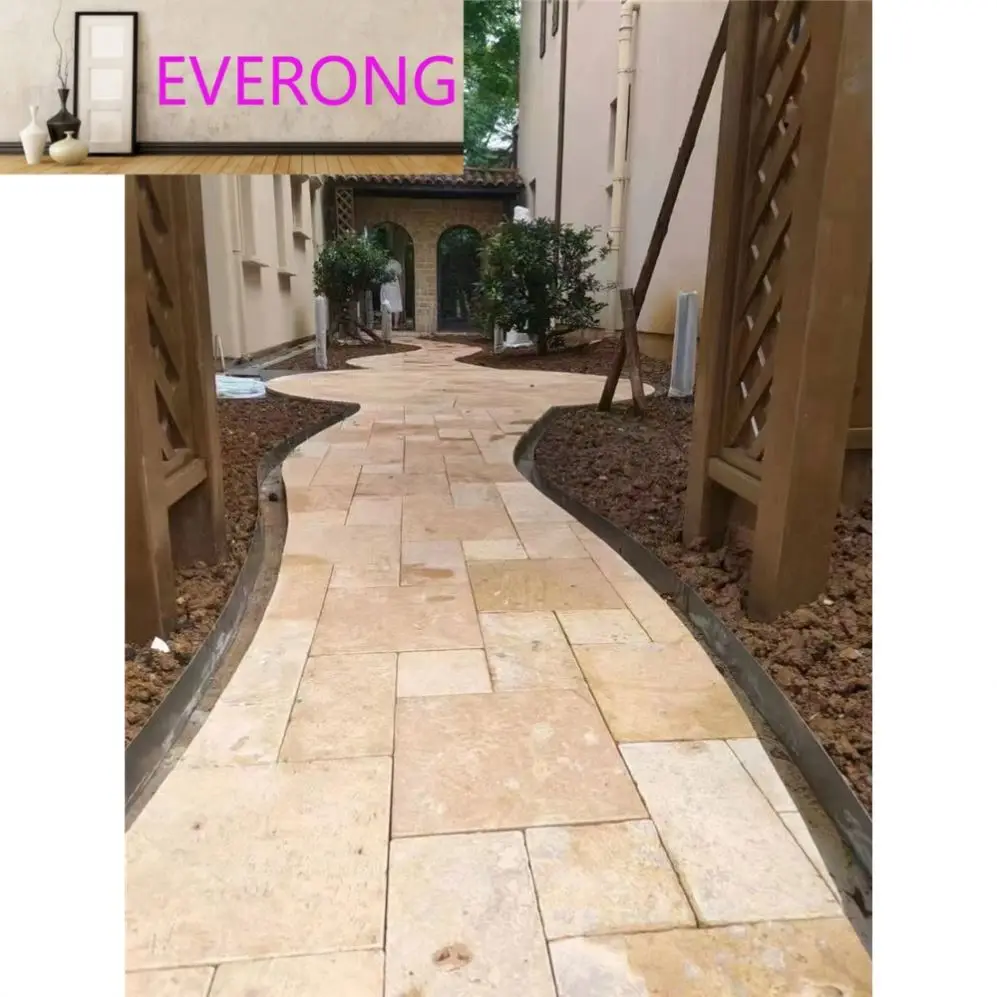 Old look China tumbled beige french pattern limestone outdoor floor tiles