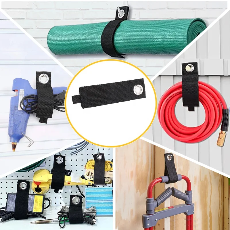 Adjustable hook and loop Storage Straps Hook and Loop Strap with Buckle Receive Thing Belt Nylon