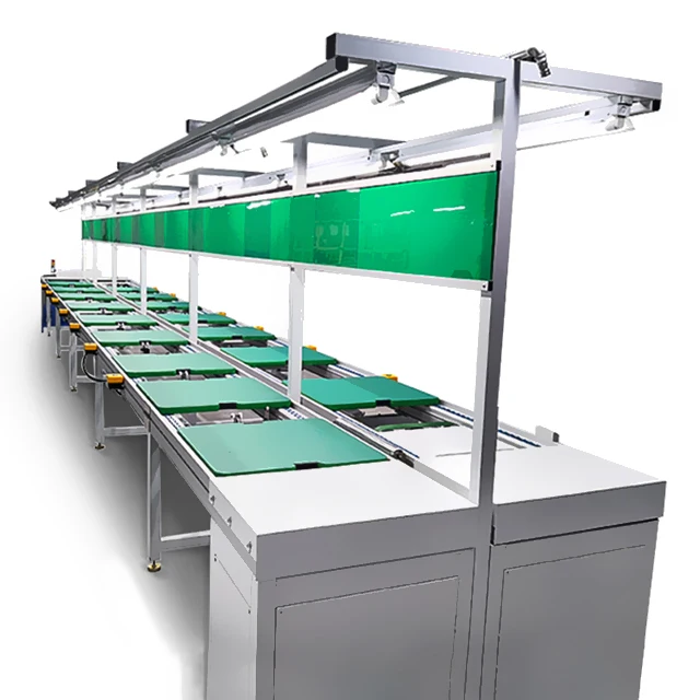 Speed Chain Belt Conveyor Machine Assembly Line Parts Factory Carbon Steel Pump Assembly Lines