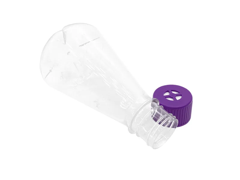 ETest Bottle Triangle Conical Breathable Cover Culture Cell Shake Flask