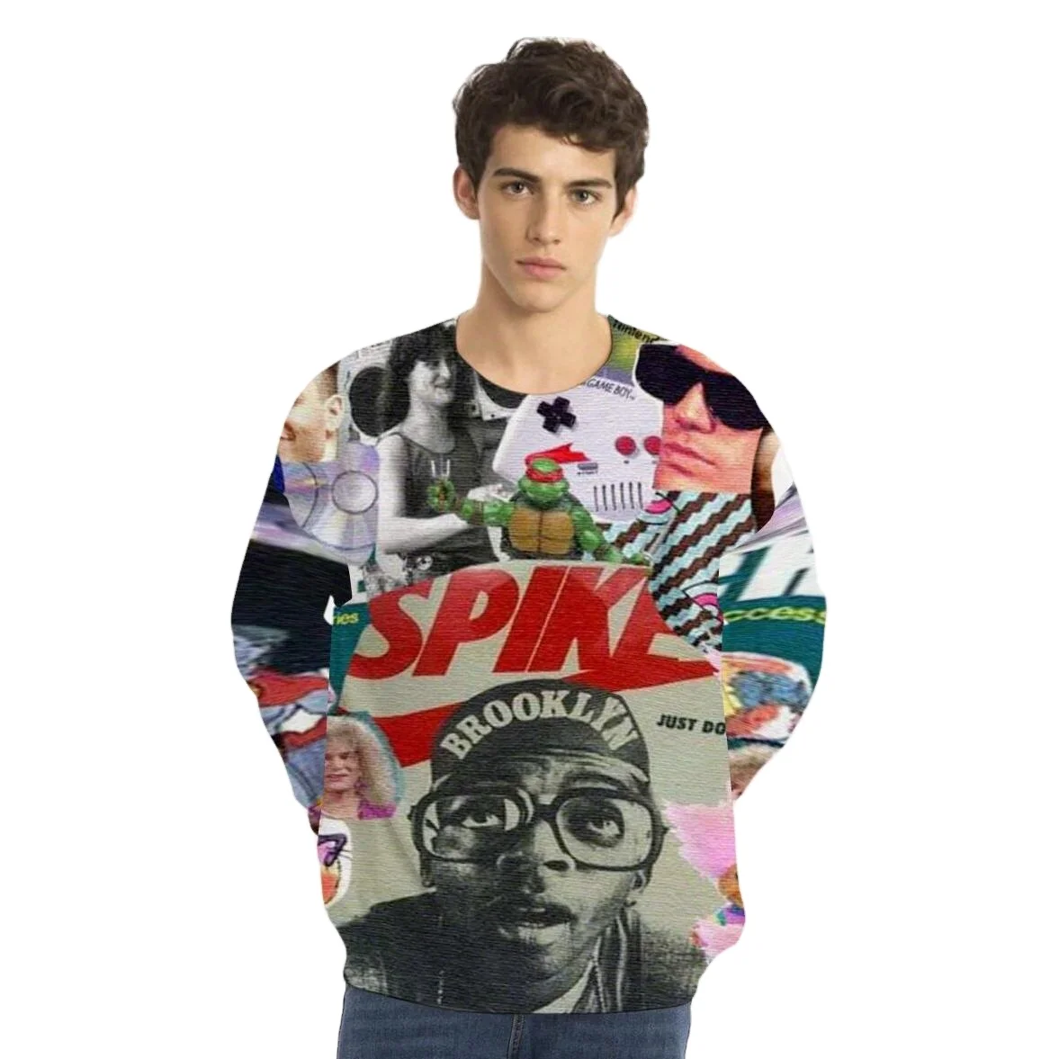 Custom All Over Print tapestry sweater Customized Hoodies Tapestry Clothing Jacquard sweater men