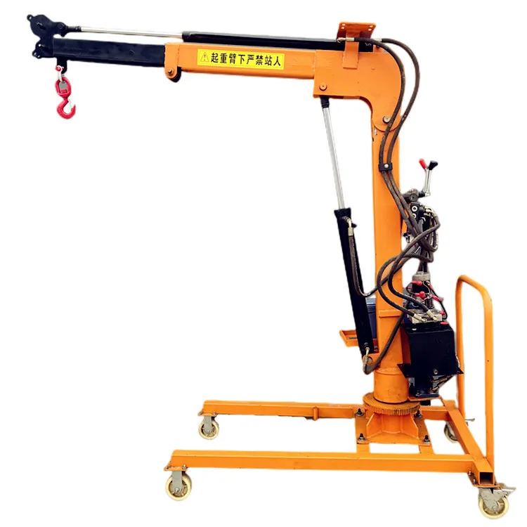 500Kg 800kg 1200Kg Mini Crane 3/4/5 Folding Booms Pickup Truck for Sales