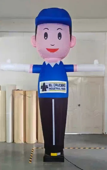 Inflatable Air Dancers with waving hand Advertising cartoon with blower Flailing Air Dancer