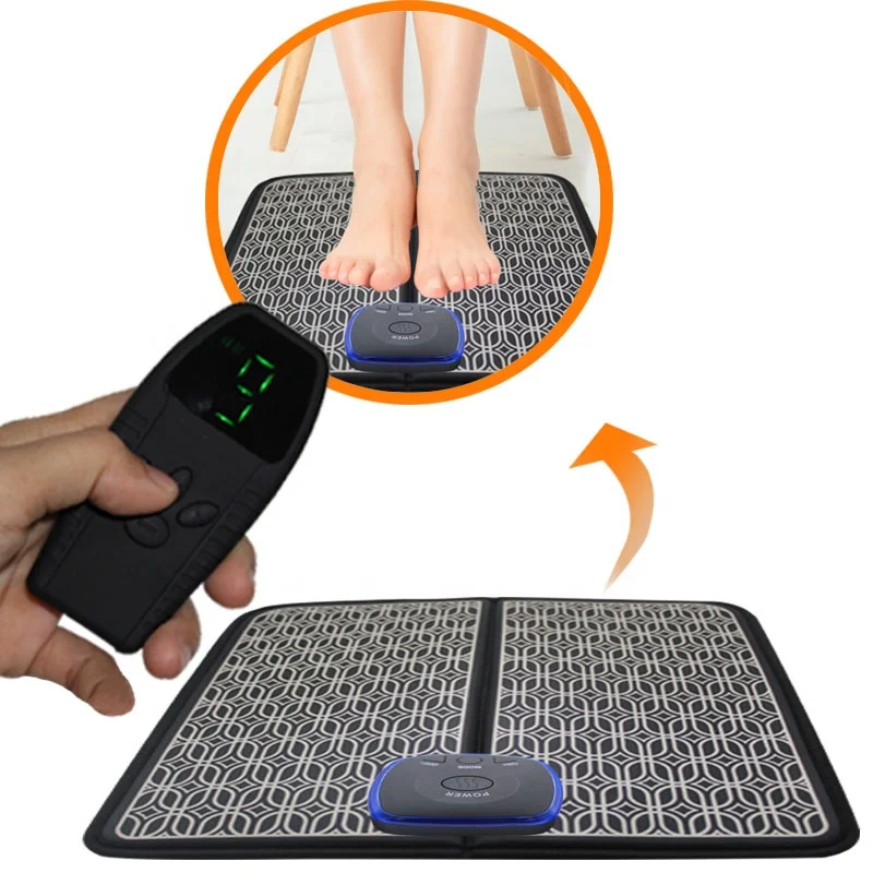 The latest high quality unisex fitness ems professional electronic foot massager