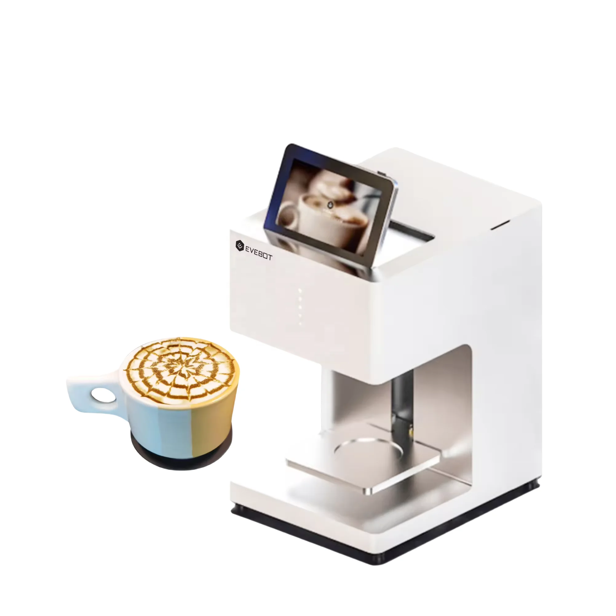 WISEPRINT Automatic Evebot Coffee Art Printer Hd Selfie Coffee Printer Edible DIY Picture Printing Machine