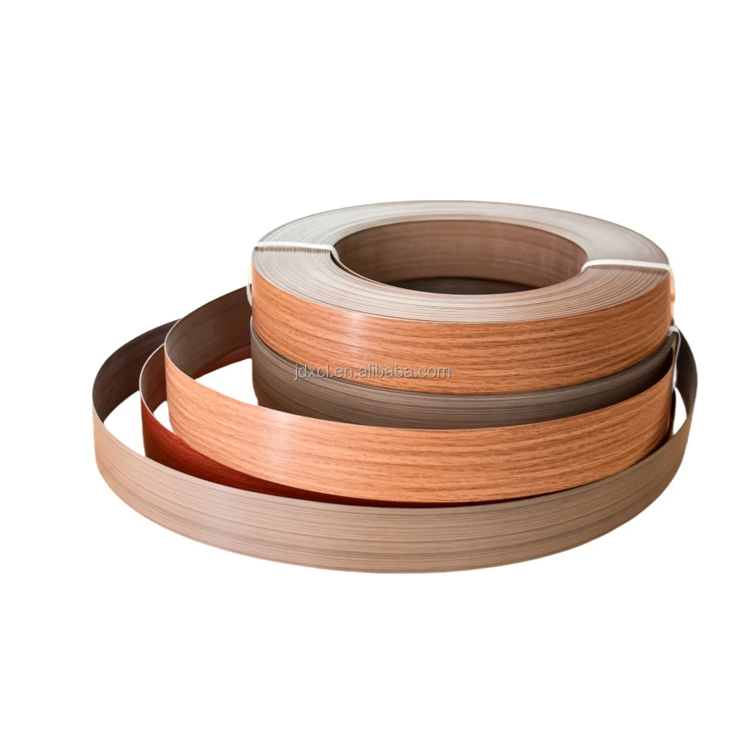 Edge Banding for Furniture Accessories High Quality PVC 3000 Meters Woodgrains/solid Color Accepable 0.4-3mm 6-90mm