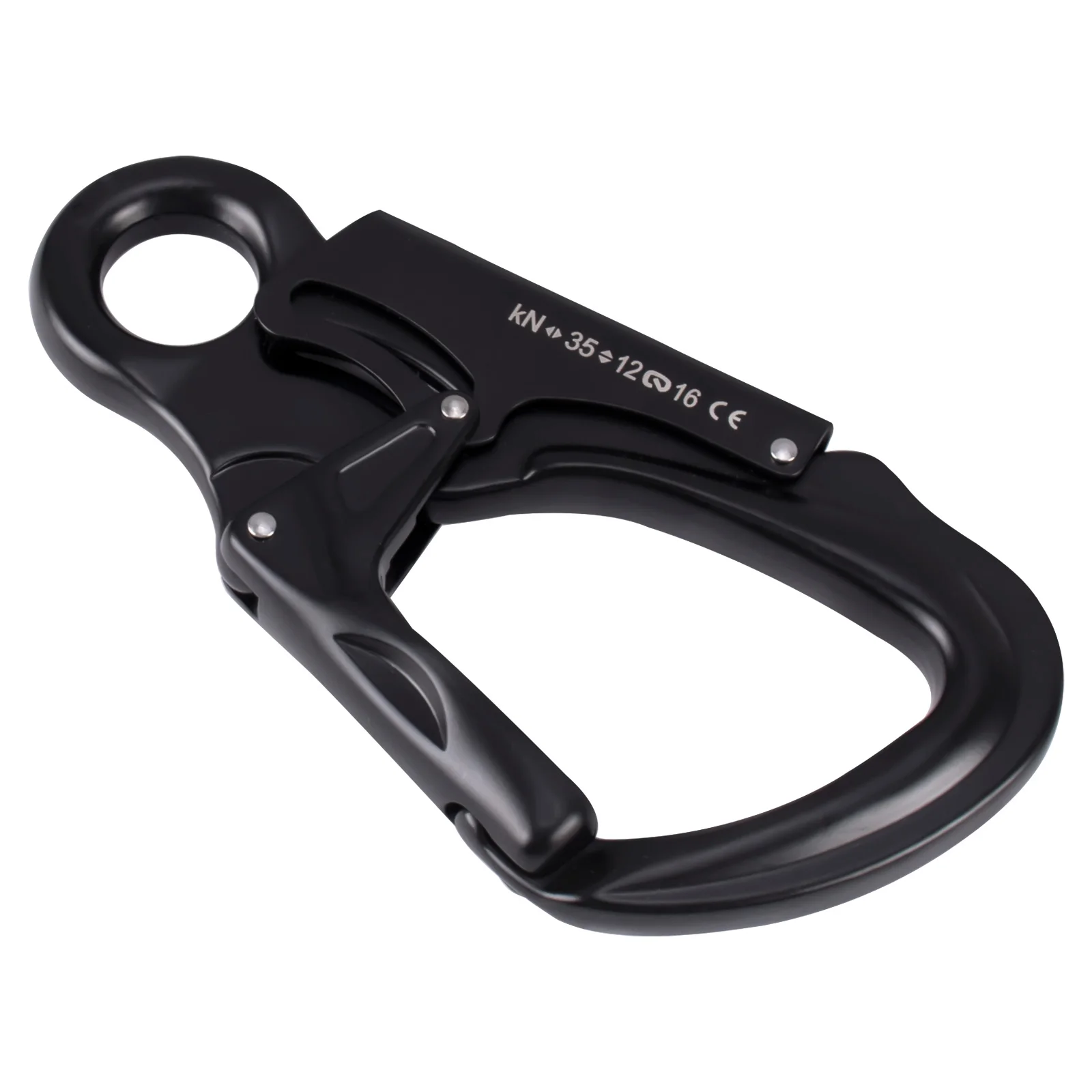 Custom Logo Snap Hook Auto Lock Safety Large Seat Belt Double Hook Spring Safety Hook Provides Protection