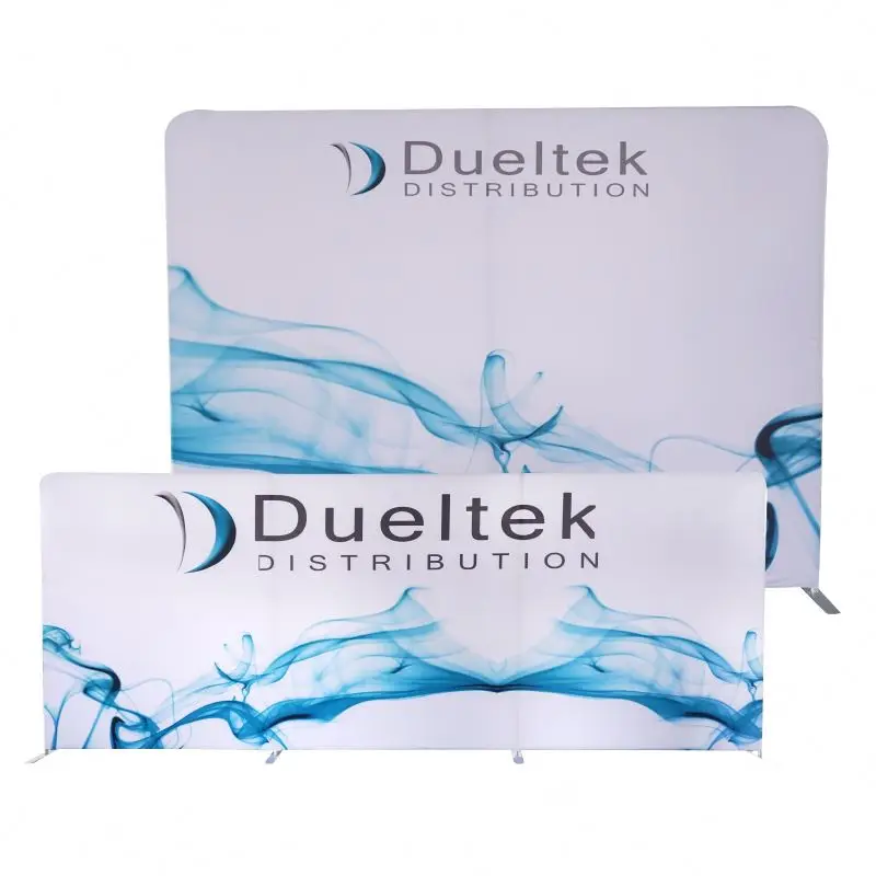 Event Back Drop Stand Trade Show Display Board Custom Printed Backdrop Exhibition Stand Adjustable Backdrop Banner Stand