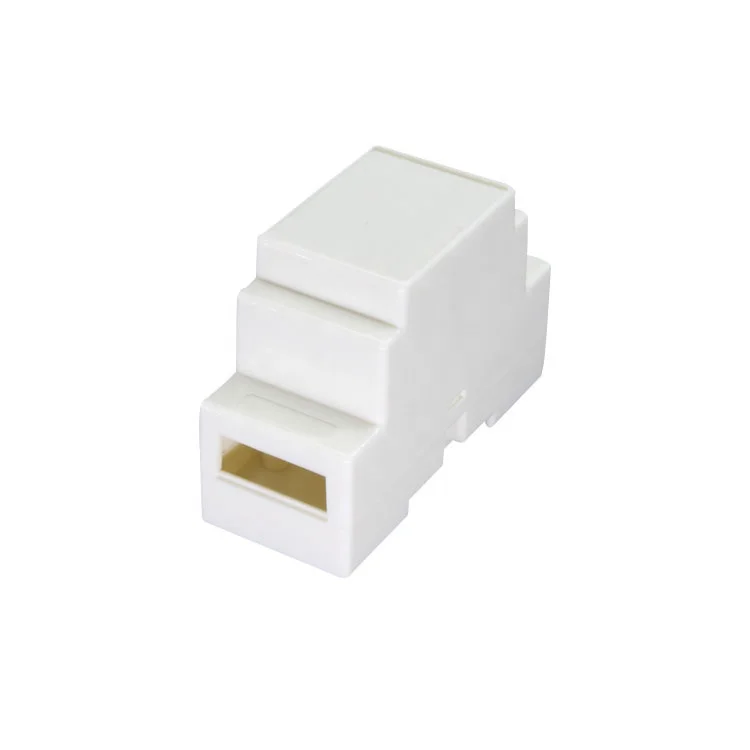 Electronic plastic enclosure din rail box enclosure for terminal block housing