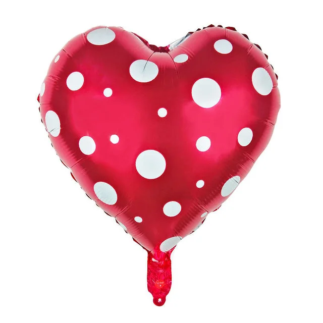 Hot Design 18inch Red Love Heart Helium Balloons for Valentines Day Wedding Party Decoration