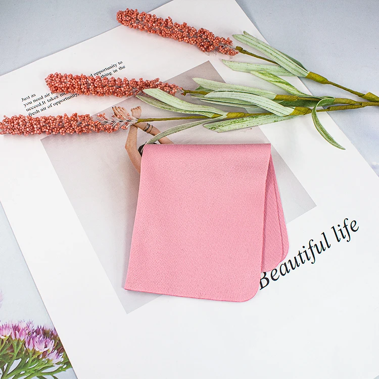 Custom Microfiber Printed Logo Microfiber Eyeglasses/Sunglasses Cleaning Cloth