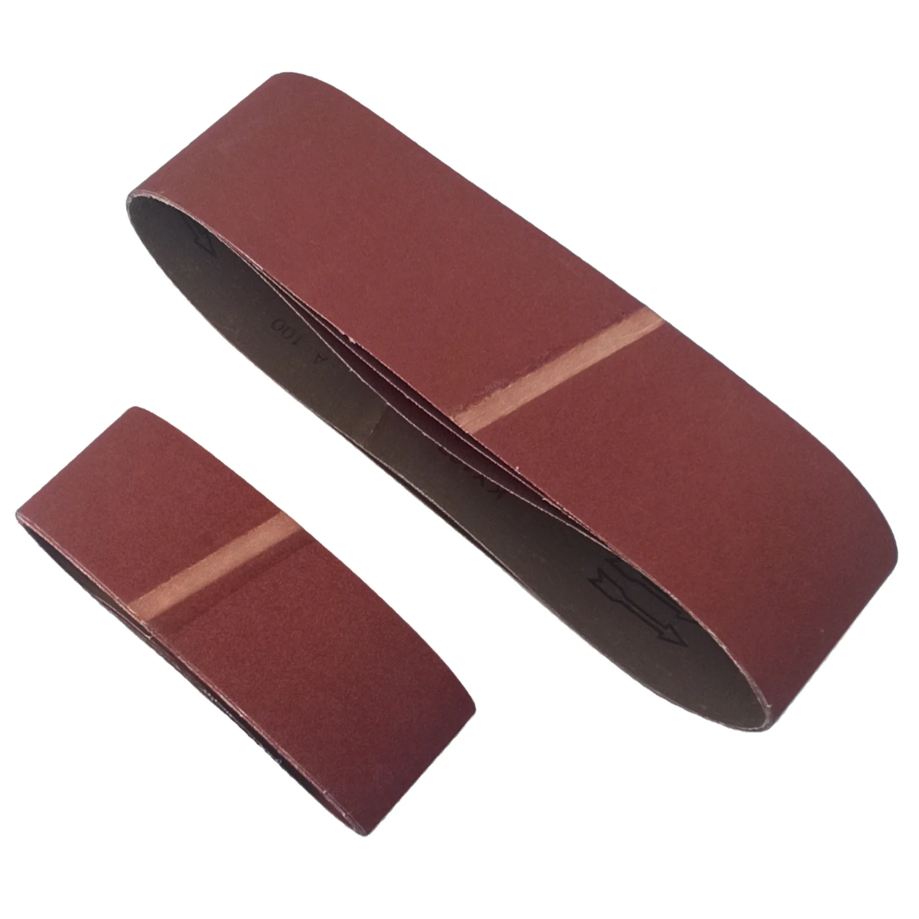 High Efficient GXK51 P24-400 Aluminum Oxide Abrasive Sanding Belts for Grinding Wood Metal