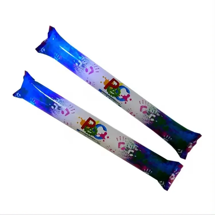 Custom print PE inflatable cheering stick plastic thunder sticks