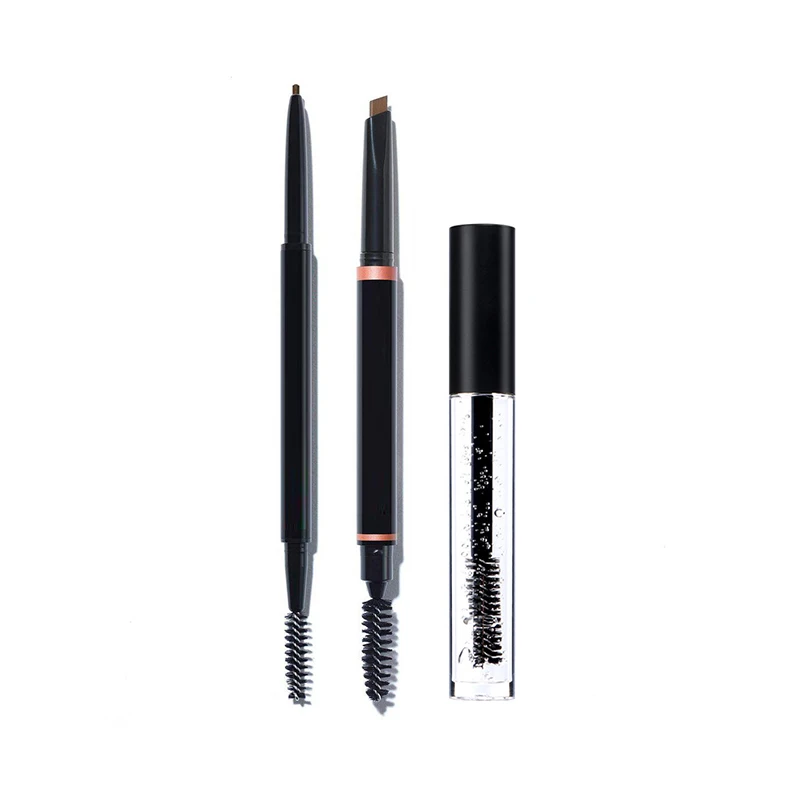 Buy Again Makeup Custom Empty Eyebrow Gel Tube with Brush Clear Brows Gel Private Label Brow Pencil Liner Kit